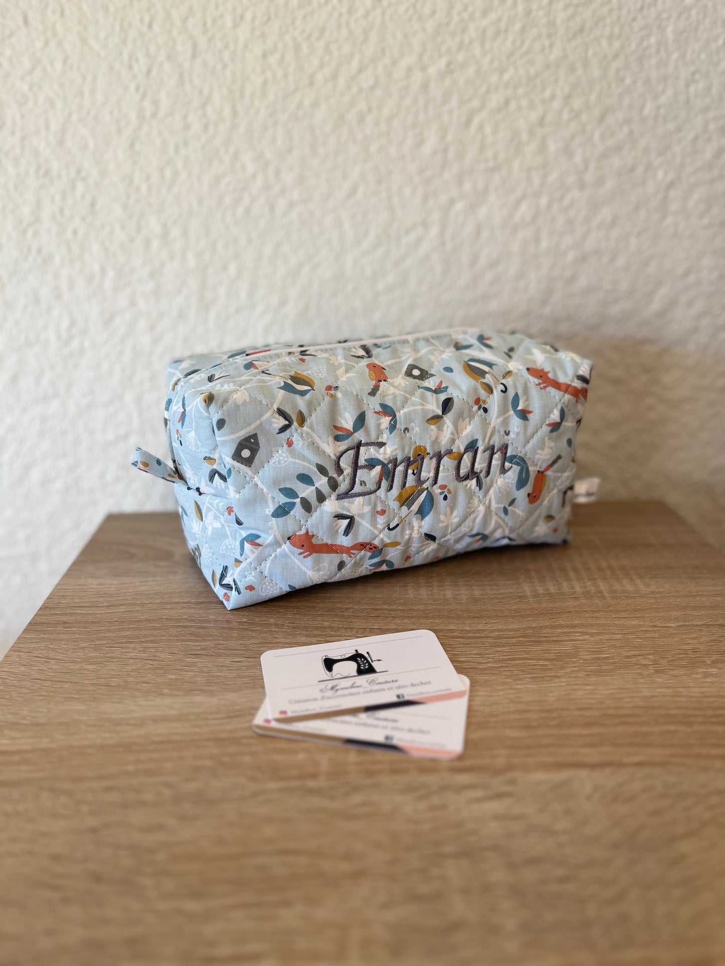Trousse de toilette enfant matelassée