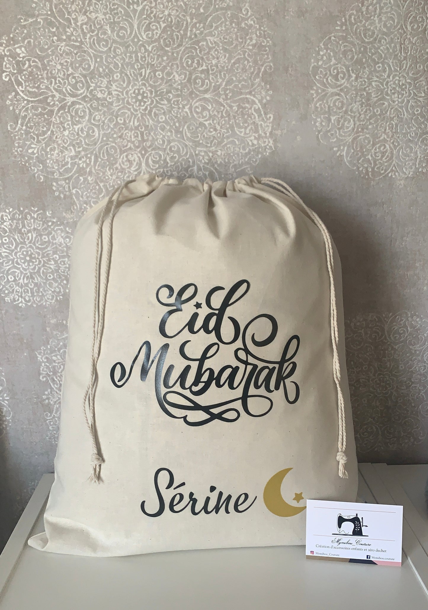 Pochon Eid Mubarak personnalisé