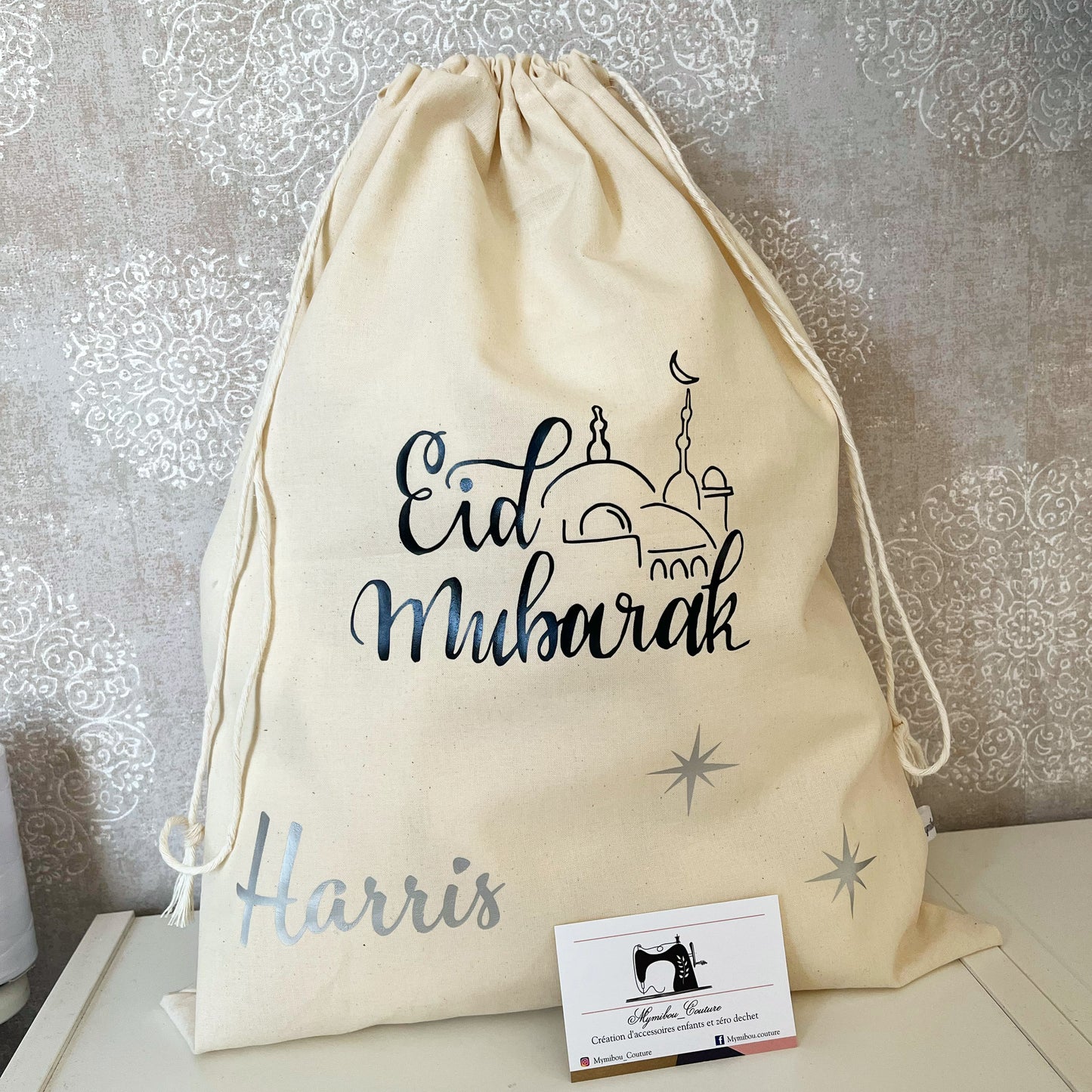 Pochon Eid Mubarak personnalisé