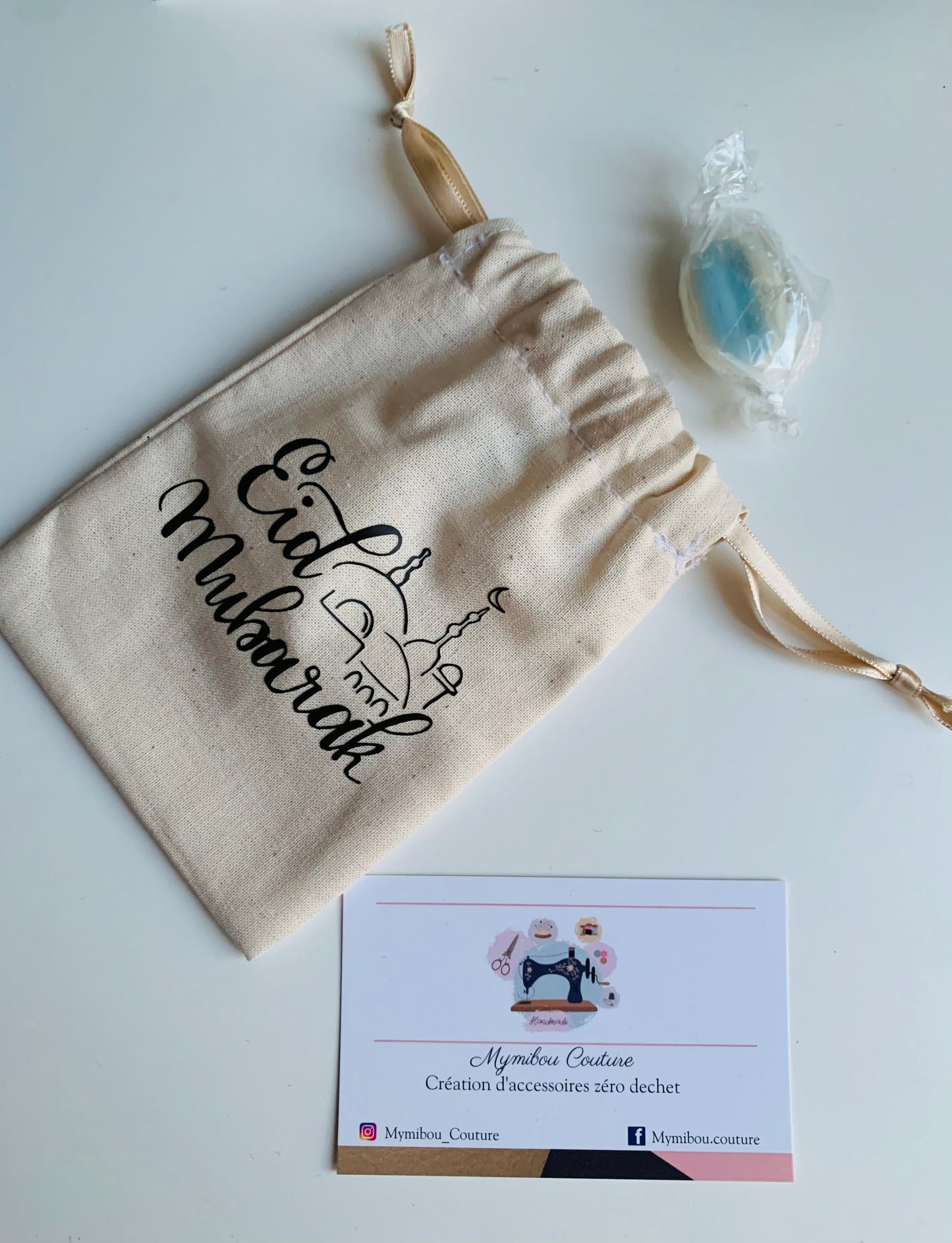 Petit pochon pour bonbons Eid Mubarak