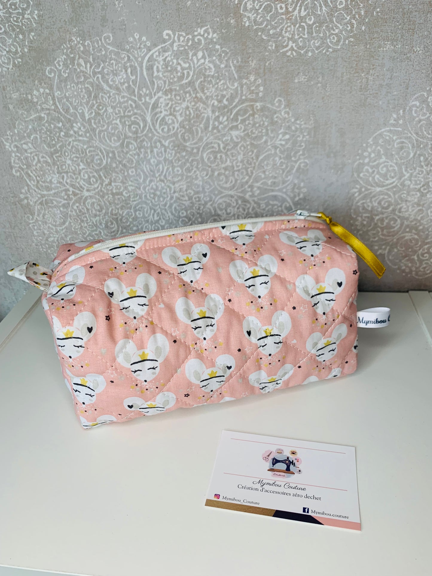 Trousse de toilette enfant matelassée