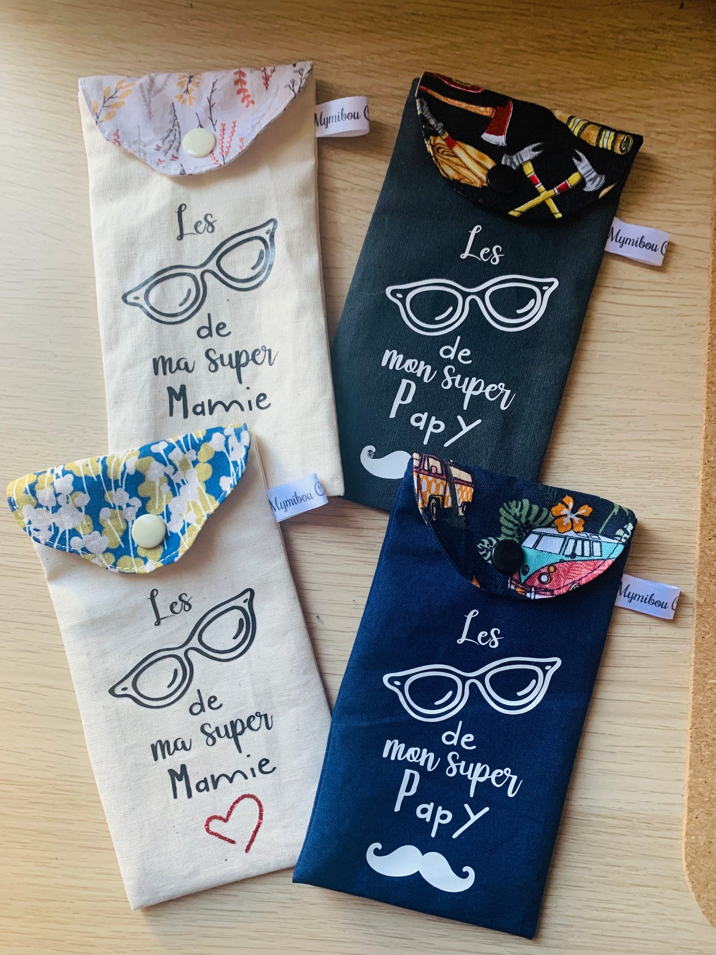 Étui à lunettes « Super Mamie/Papy/Papa /maman »