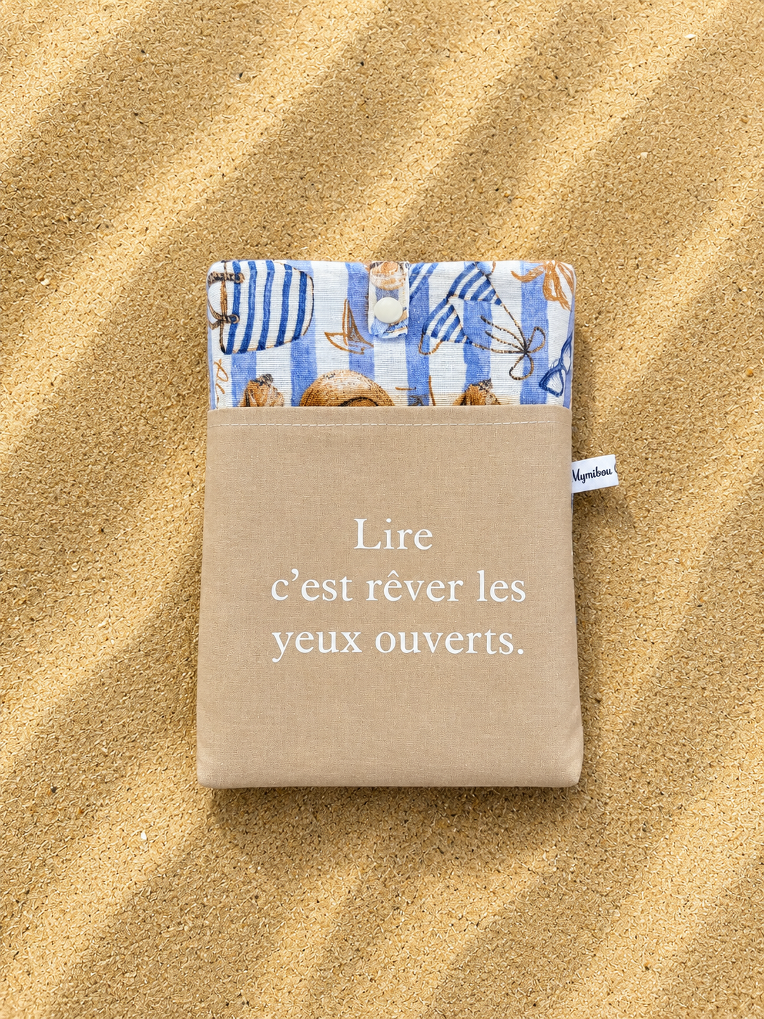 Pochette pour livre en tissu pour transporter vos livres.