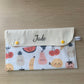 Pochette pour serviette de cantine personnalisé
