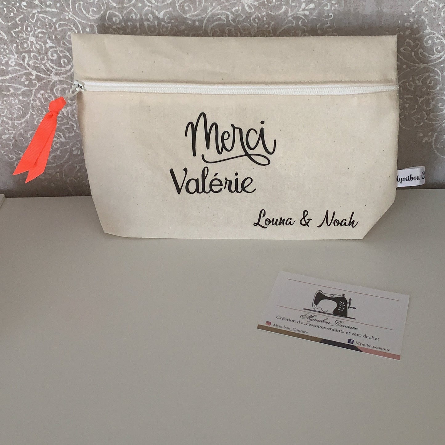 Trousse / pochette personnalisée pour maîtresses, maman ou mamie…