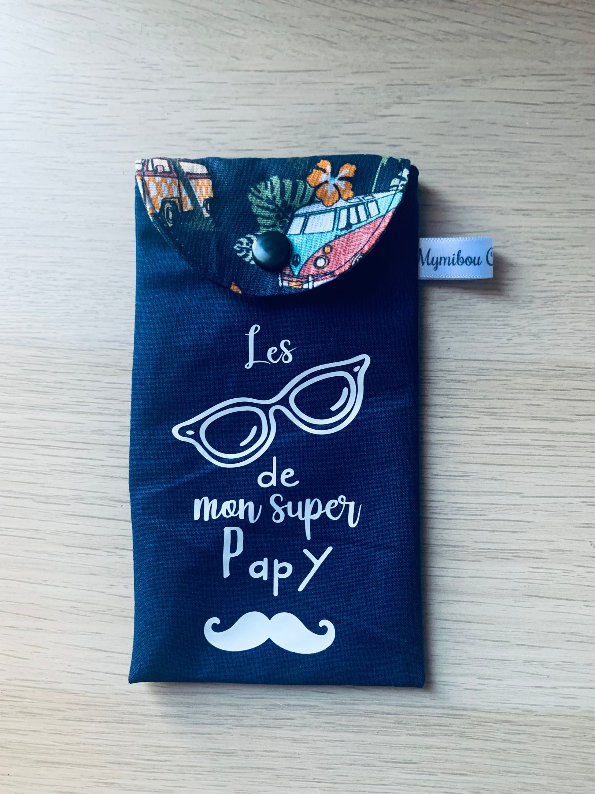 Étui à lunettes « Super Mamie/Papy/Papa /maman » – mymiboucouture