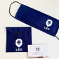 Masque + pochette en tissu association Léo